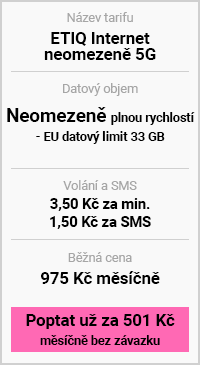 ETIQ Internet neomezeně 5G ETIQ Internet neomezeně 5G