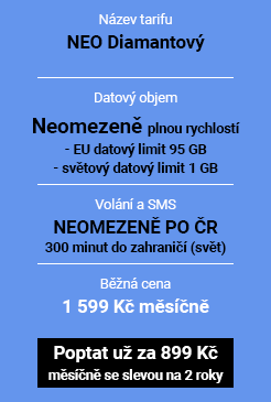 podpultový tarif NEO Diamantový