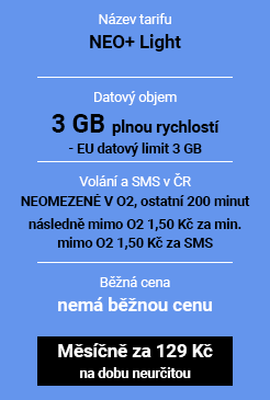 podpultový tarif NEO+ Light