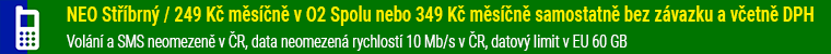 Podpultový tarif NEO Stříbrný