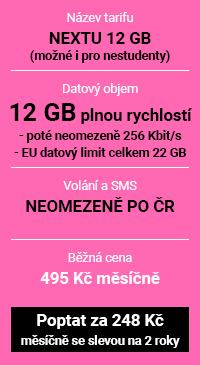 podpultový tarif NextU 12 GB